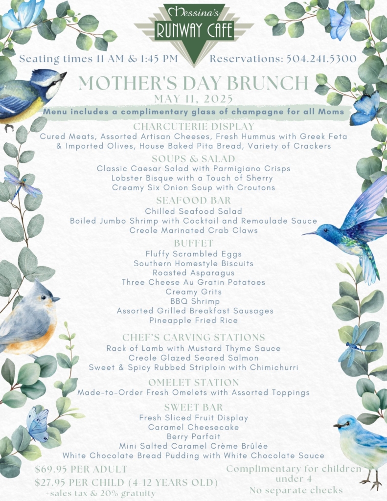 2025 Mother's Day Brunch Menu